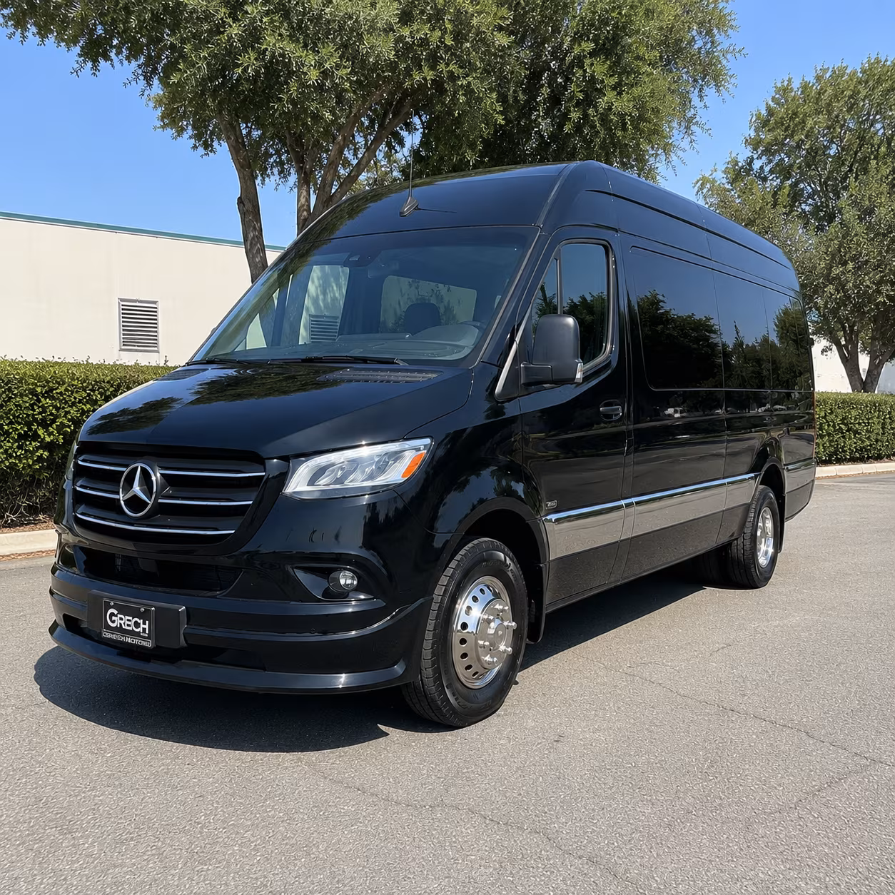 sprinter vans for small prom groups heading out in visalia