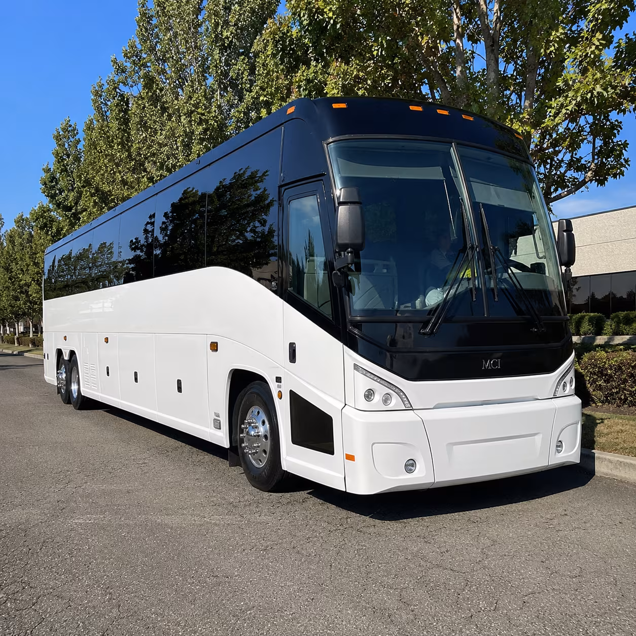 visalia 50 passenger charter bus
