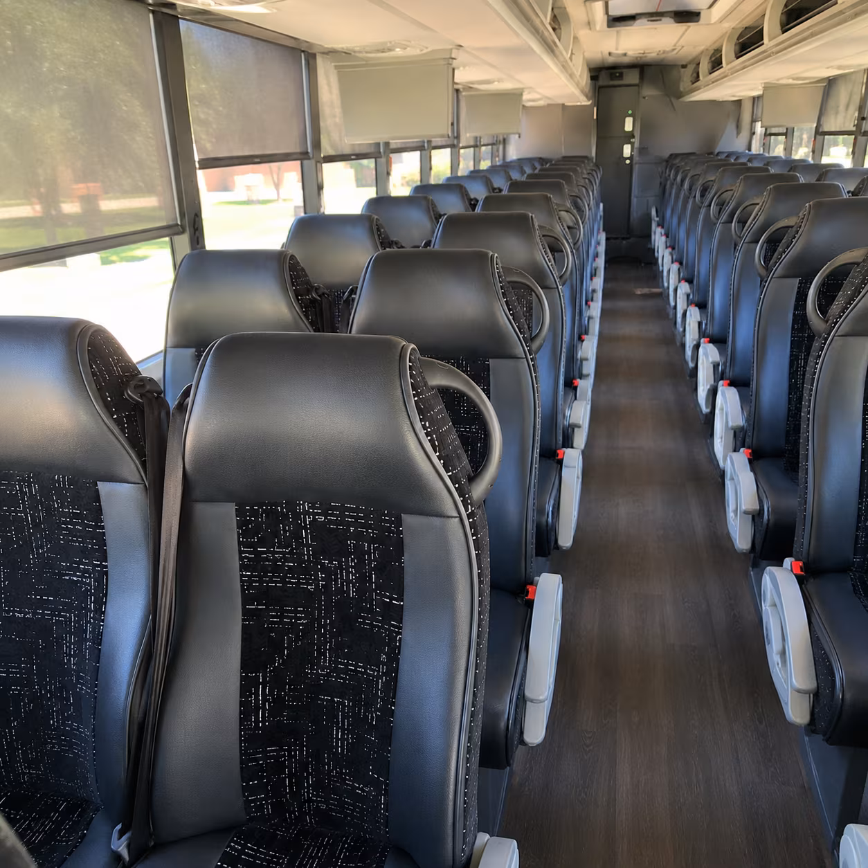 visalia government military charter bus rental
