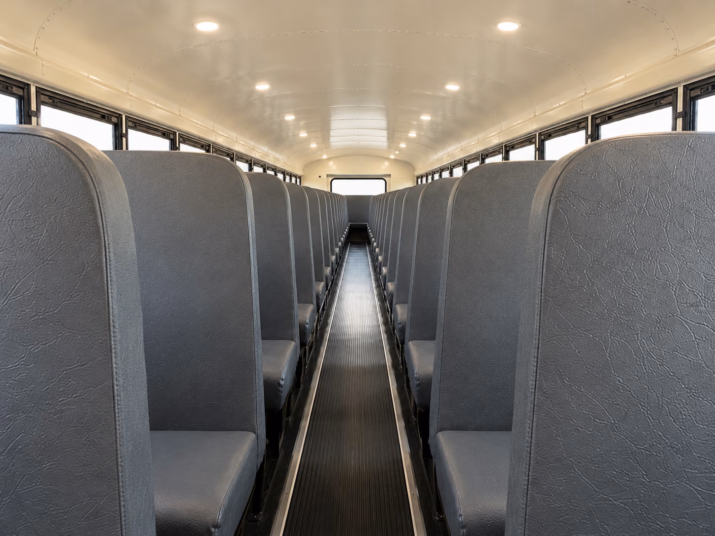 visalia school bus interior