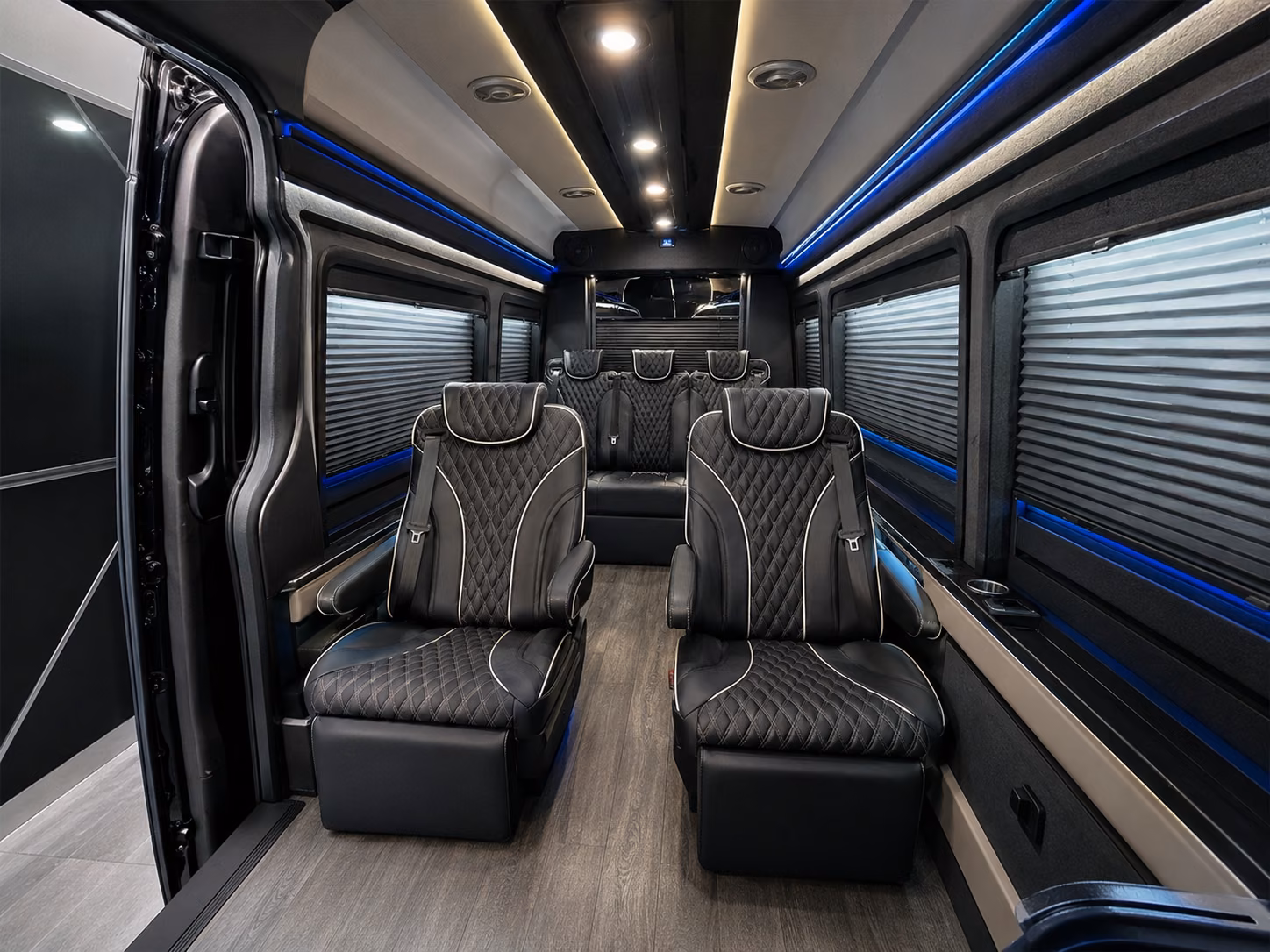 visalia sprinter van with driver interior
