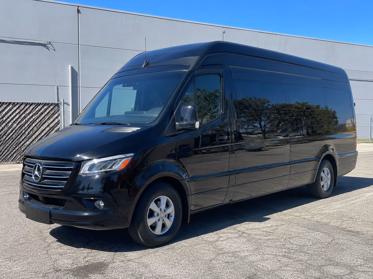 visalia sprinter van with driver