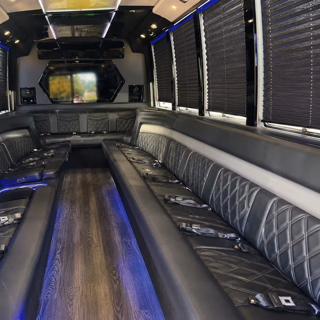 visalia wedding party bus rental